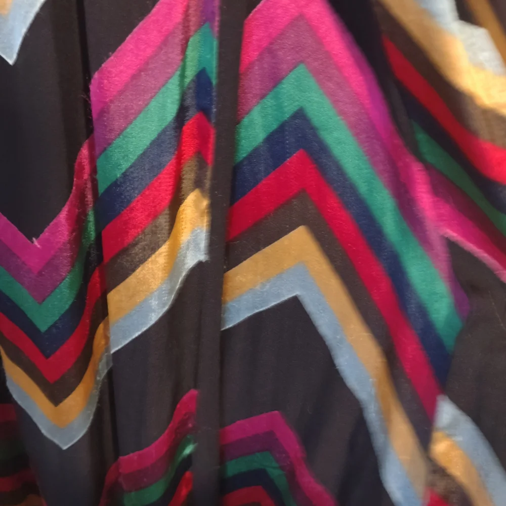 Multicolor Chevron Pattern Dress - Picture 4 of 8